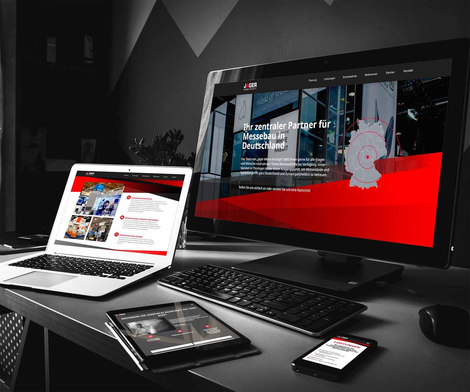 Erweiterung der Website